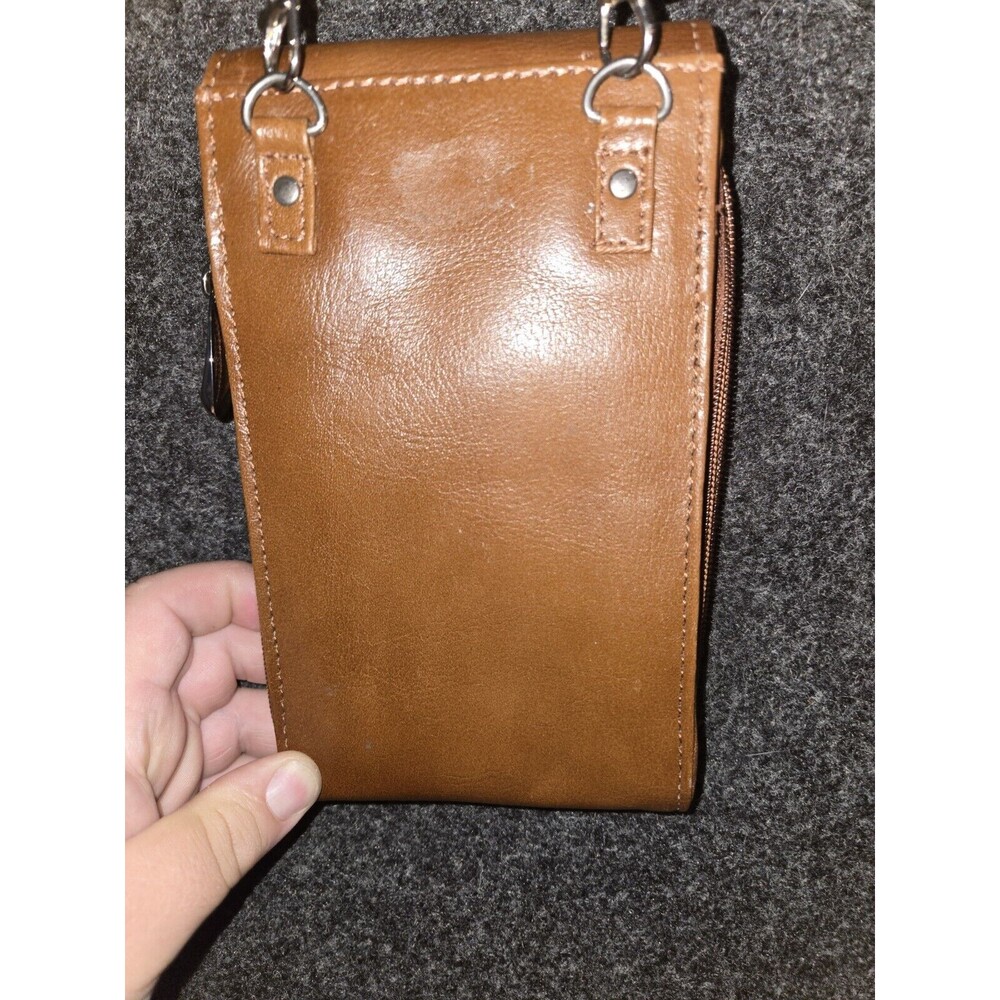 Ashwood Heritage -Small Body Shoulder Bag- Genuine Leather  - Brown - Picture 4 of 9